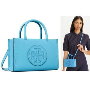 NEW!!  TORY BURCH MINI ELLA BIO TOTE IN SKYLIGHT BLUE